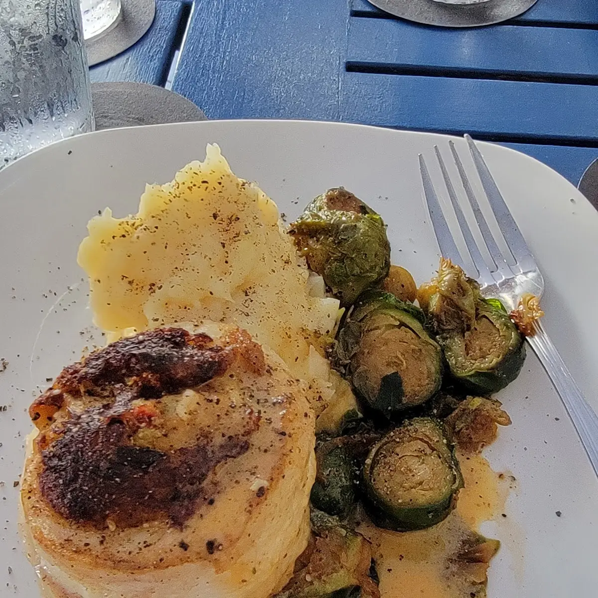 Flounder Wrapped Crab Cakes