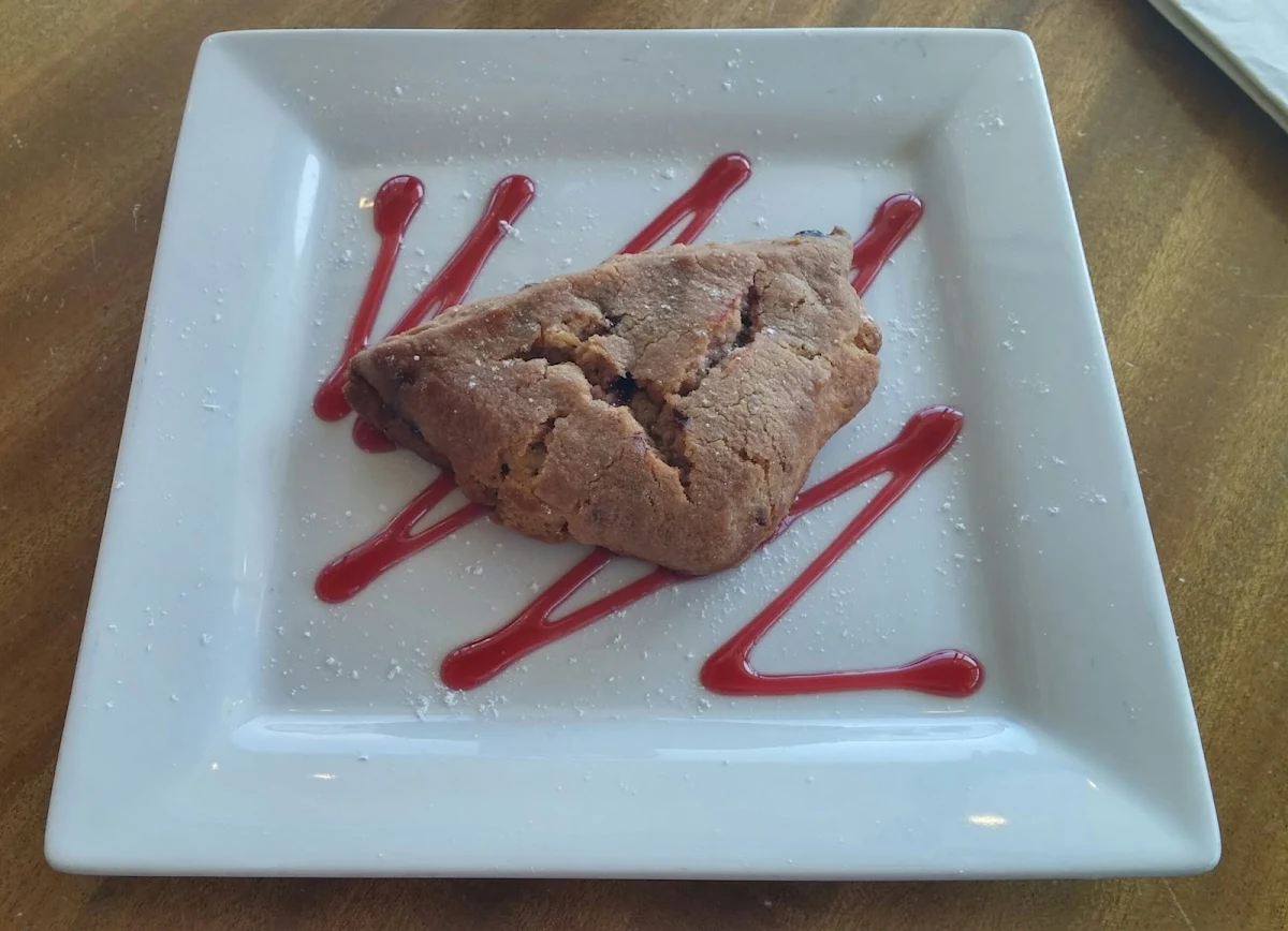 White Chocolate & Raspberry Scone