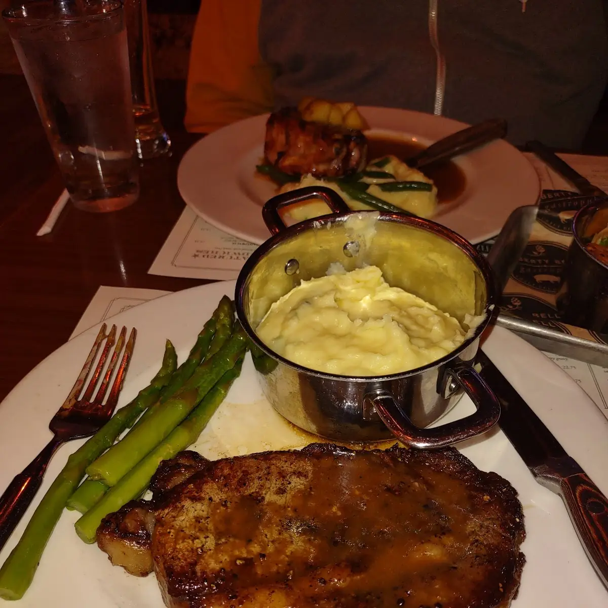 Steak and Mashed Potatoes