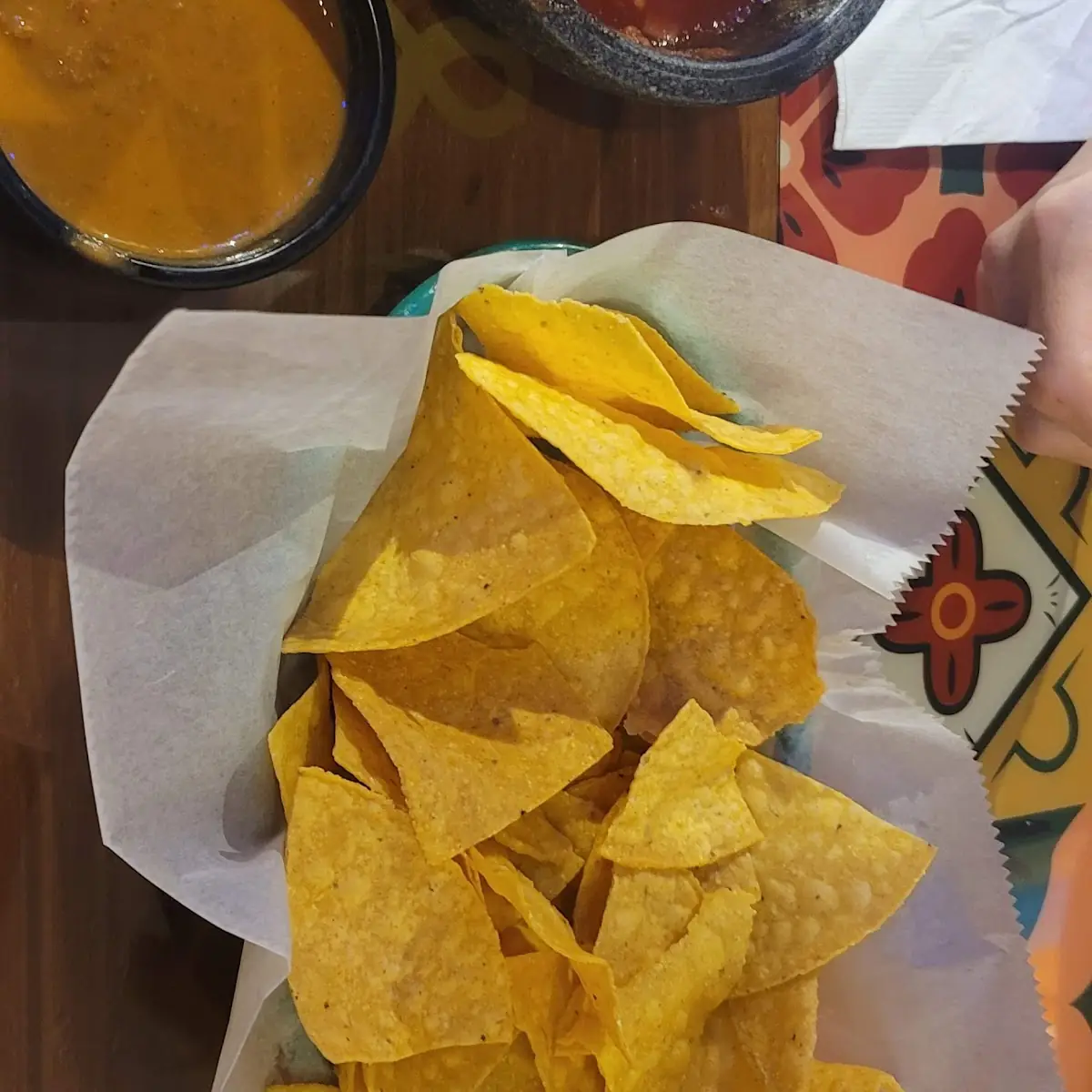 Chips Salsa & Bean Dip
