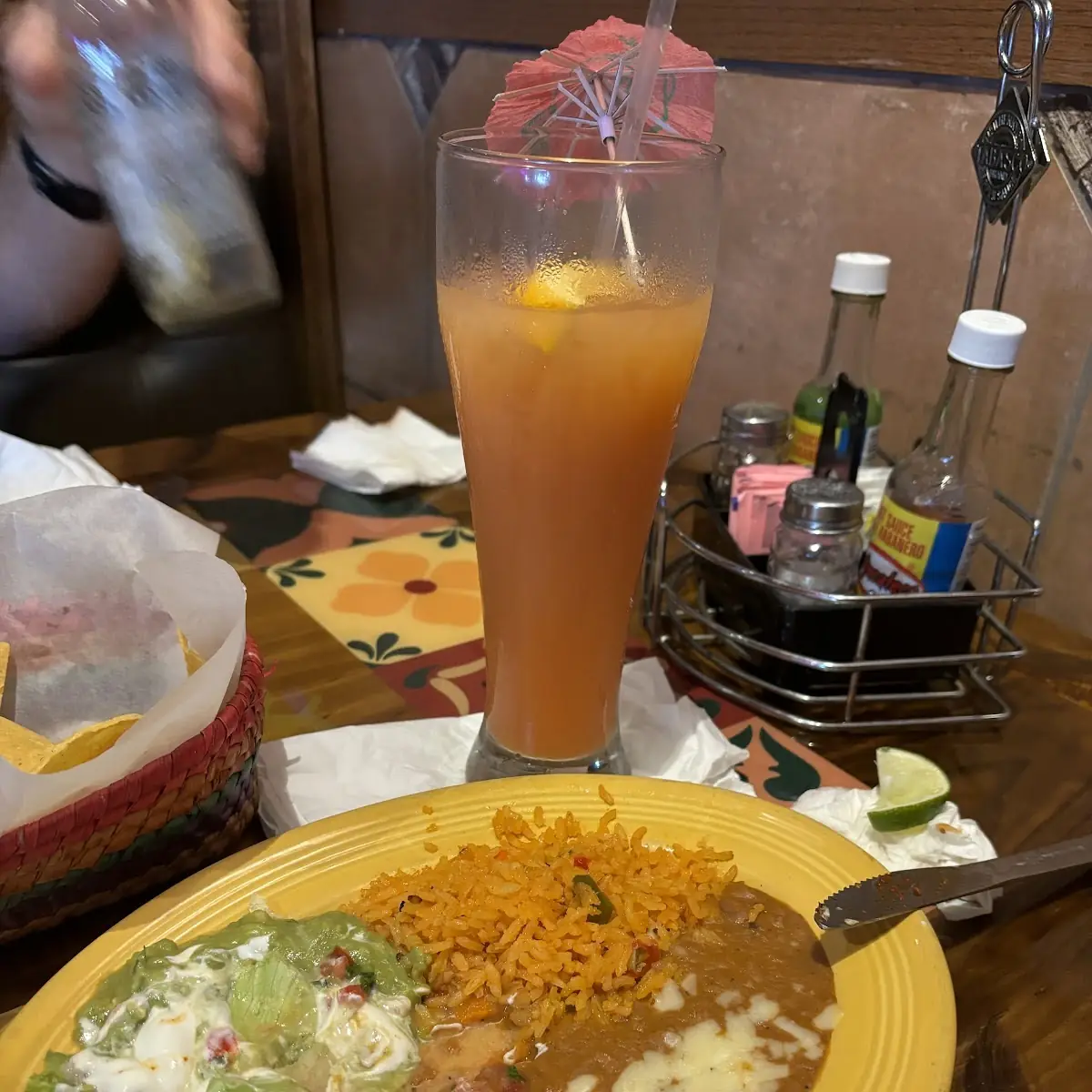 Rice Beans Guacamole Salad