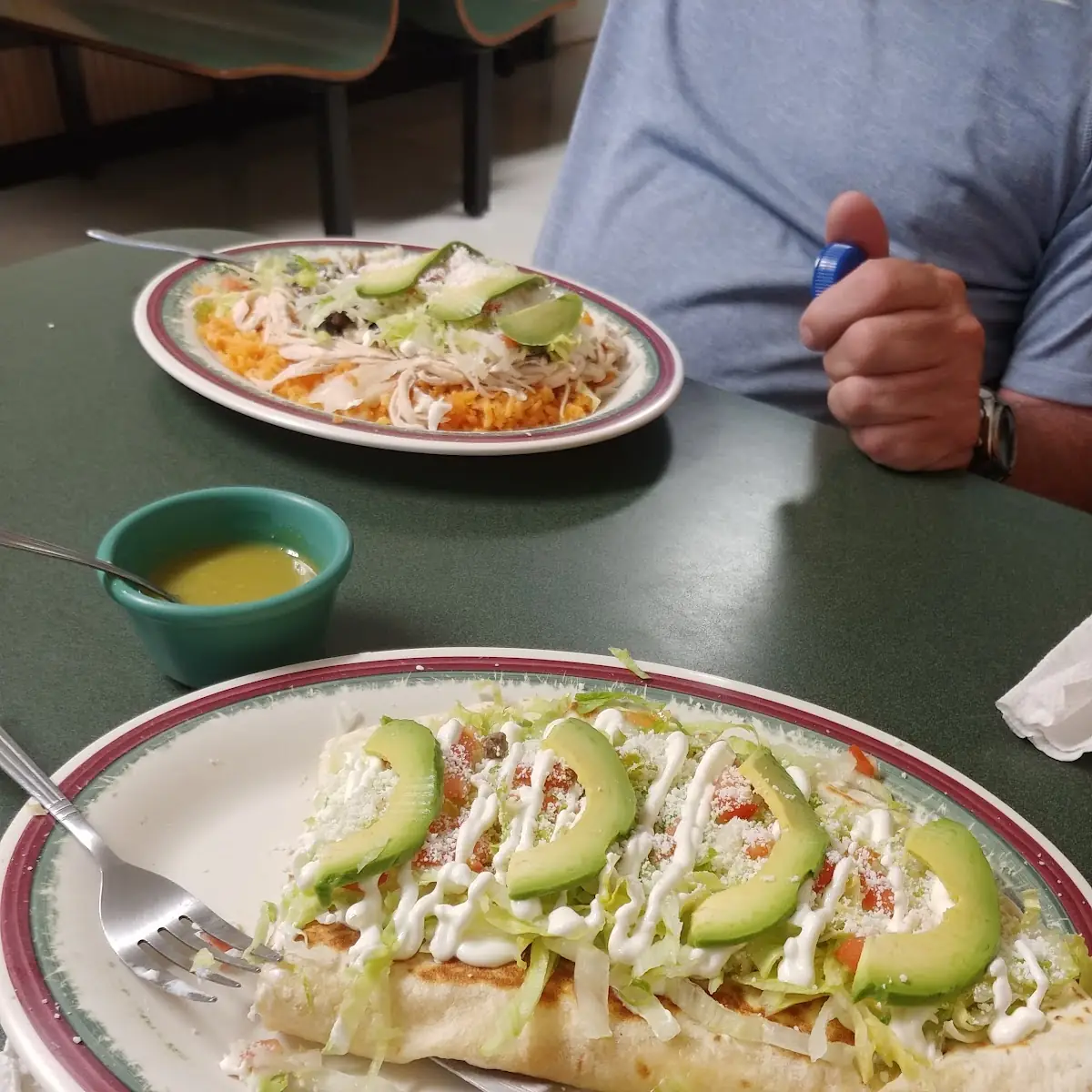 Quesadilla and Burrito Bowl