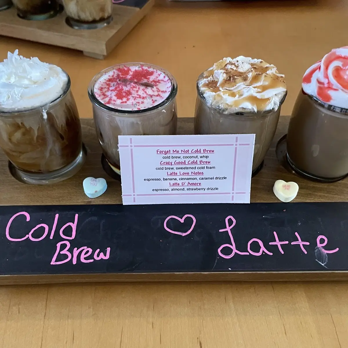 Valentine’S Day Cold Brew Flight