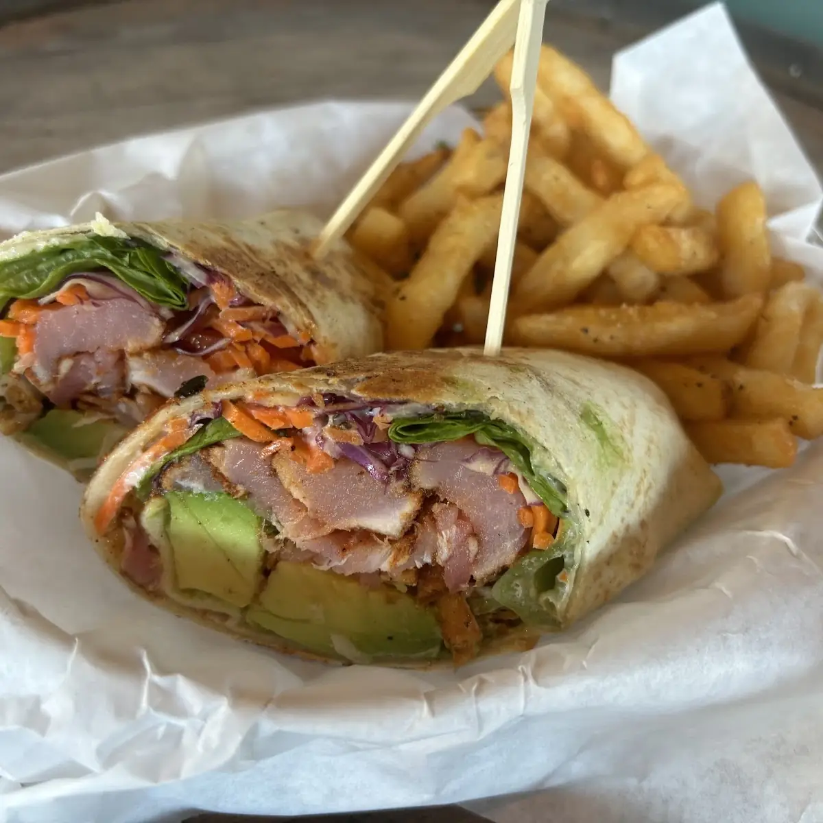 Ahi Tuna Wrap