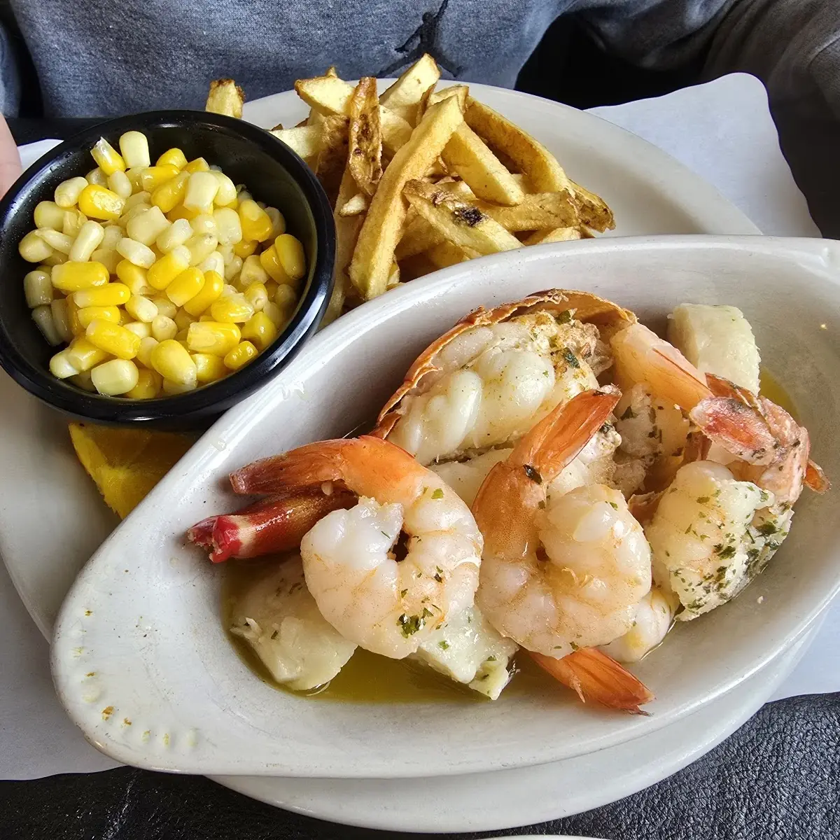 Lobster Shrimp Scallops