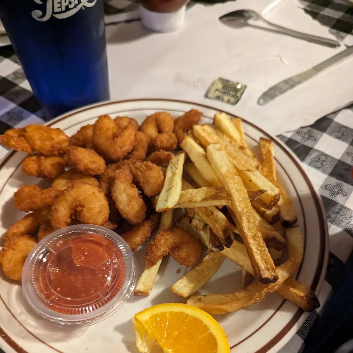 Popcorn Shrimp Basket