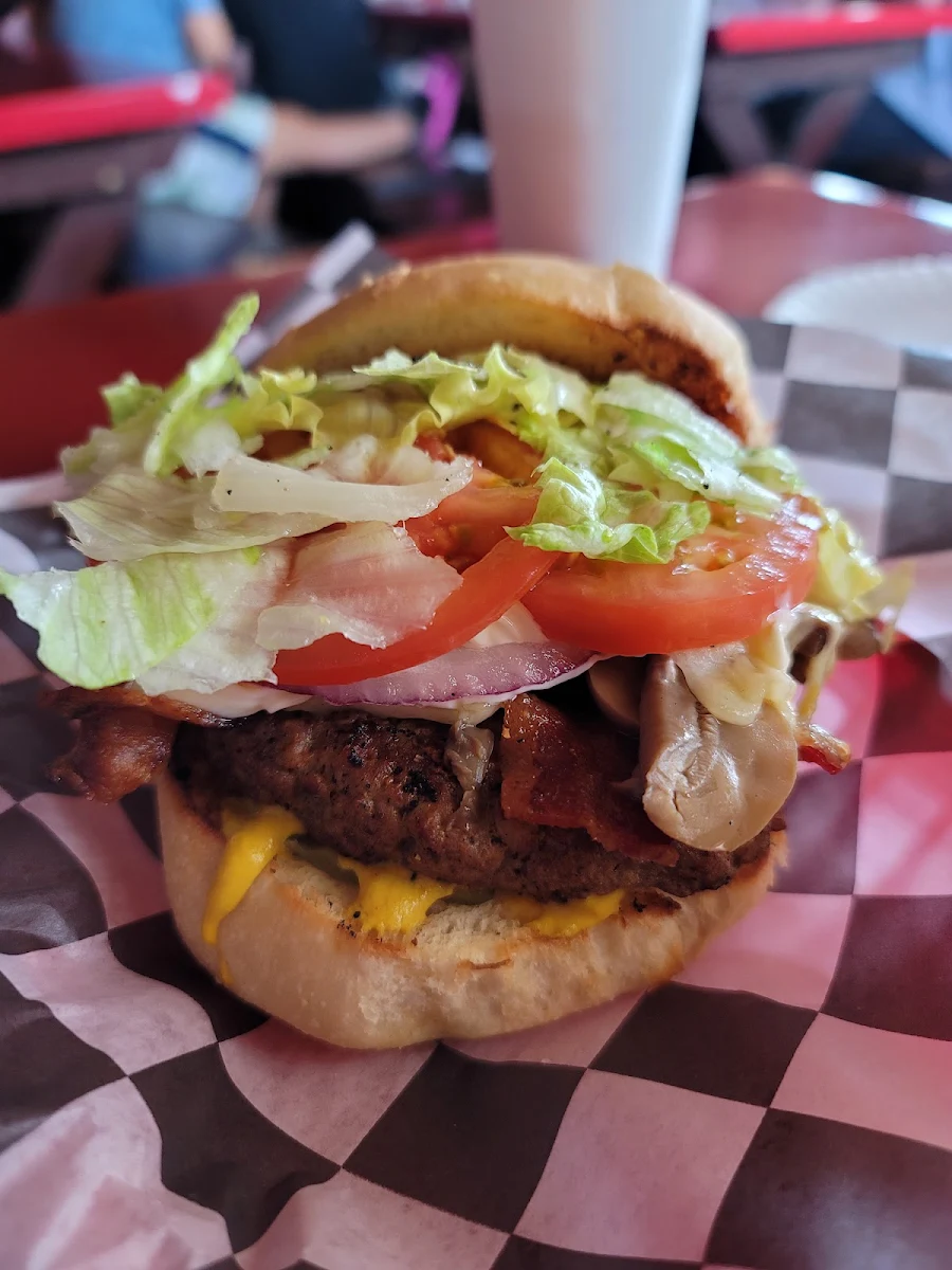 Bacon Swiss Mushroom Burger