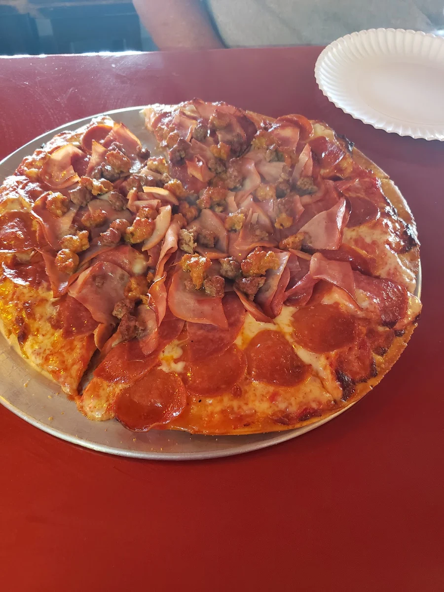 Meat Lovers Thin Crust Pizza