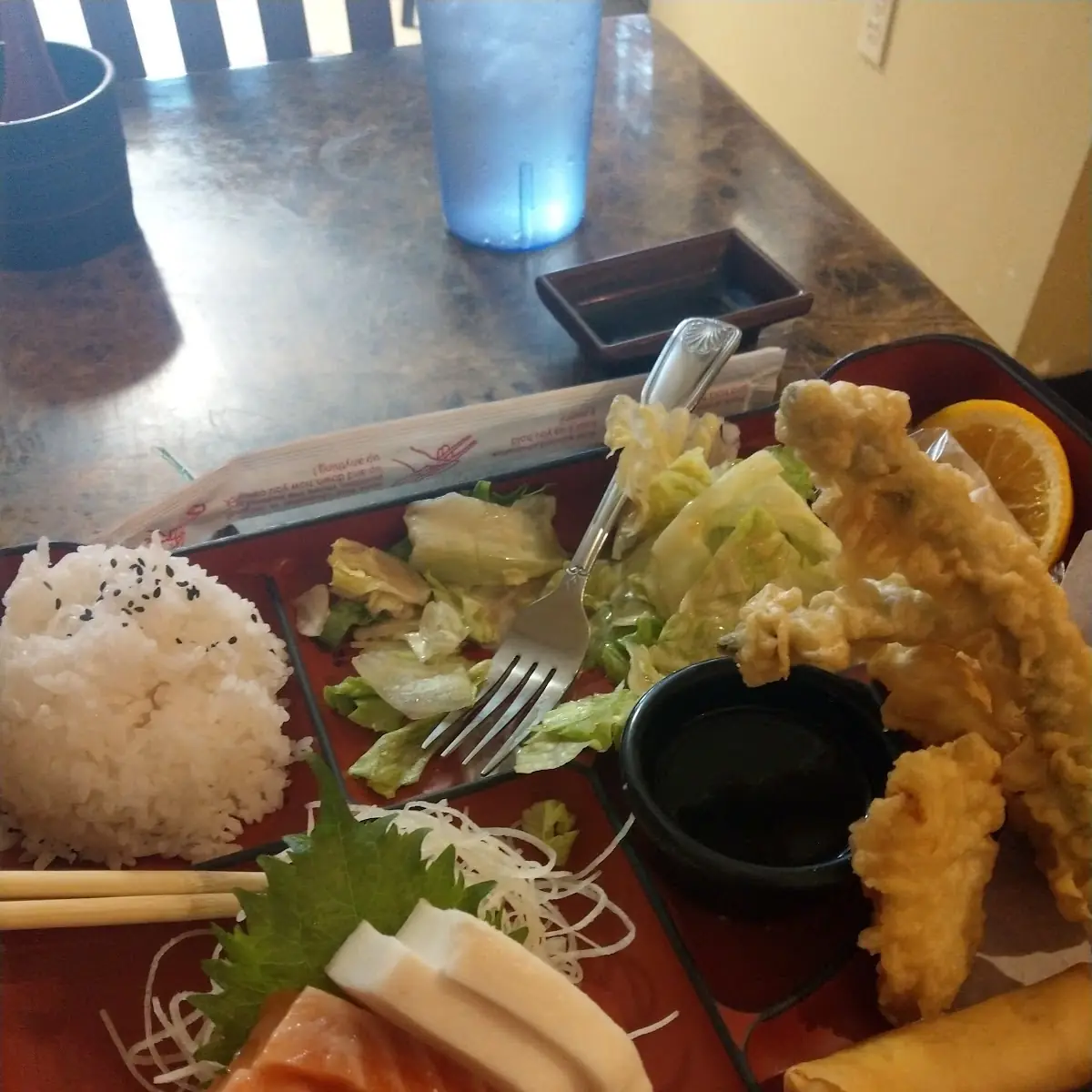 Lunch Sashimi Bento Box