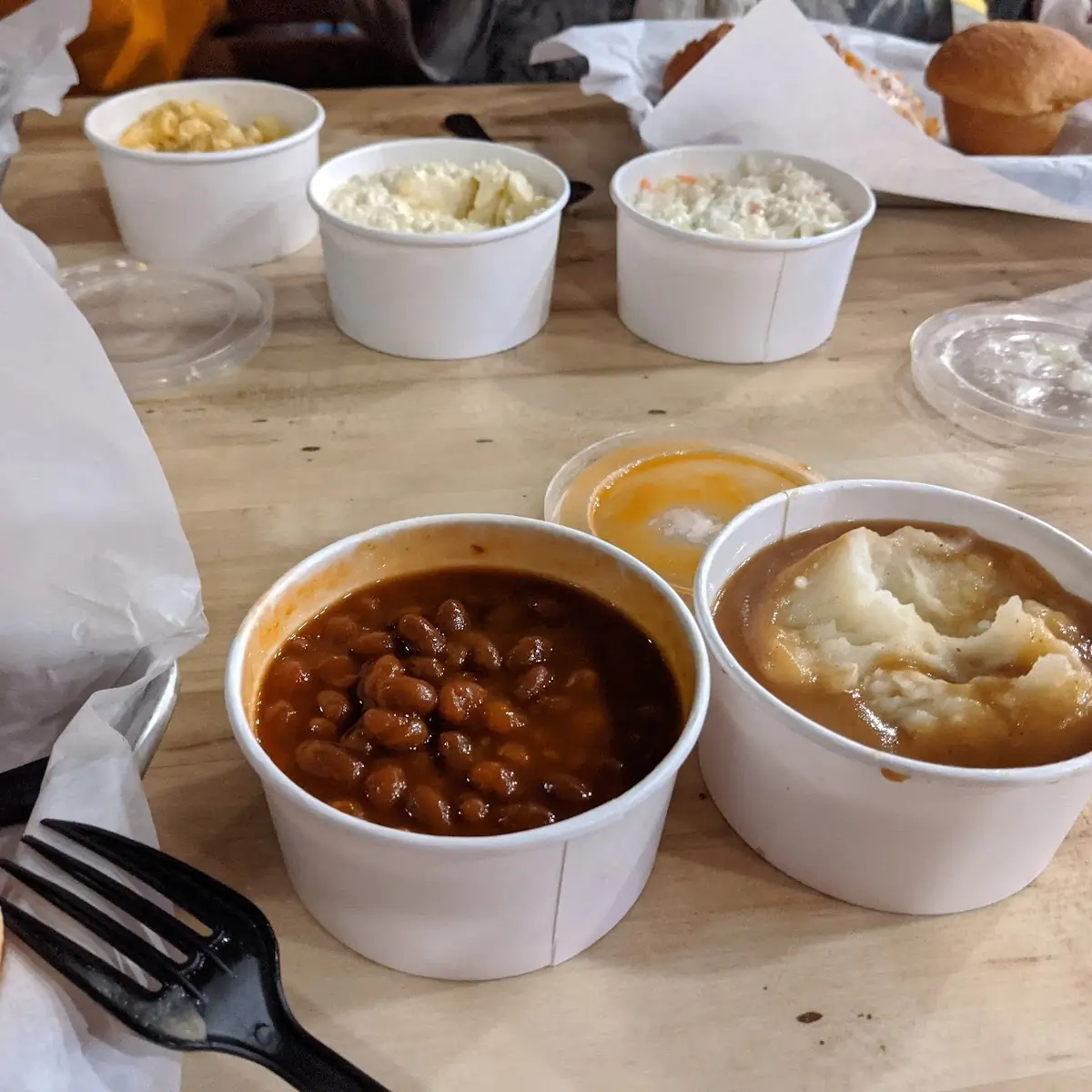 Mashed Potatoes & Gravy Slow-Baked BBQ Beans