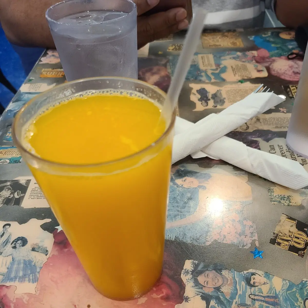 Fresh Squeezed Orange Pineapple Mango Juice
