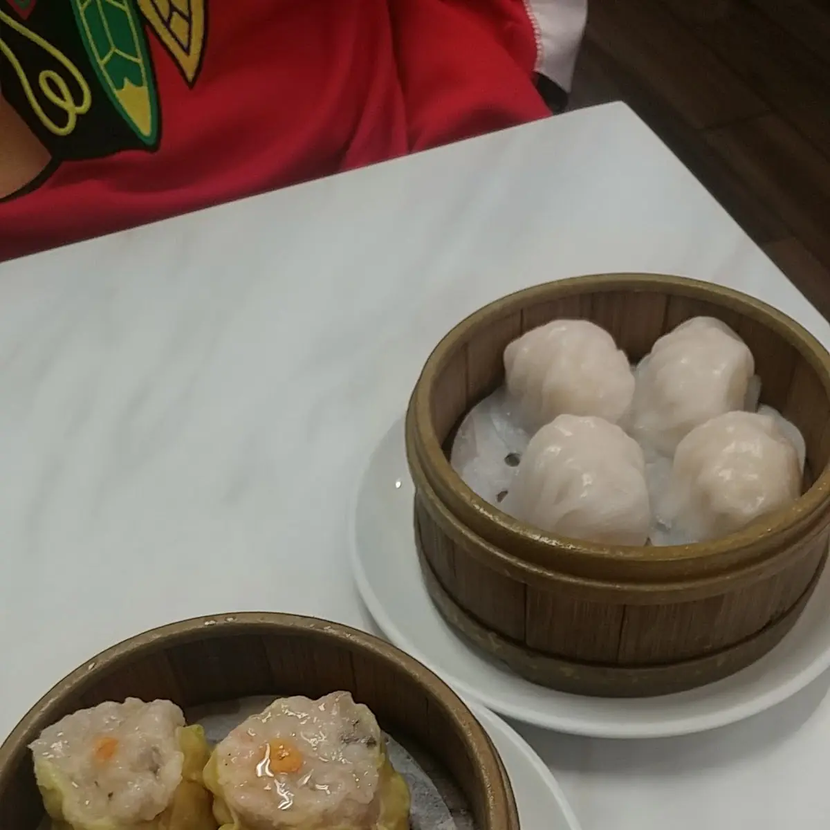 Shrimp Dumplings and Pork Dumplings
