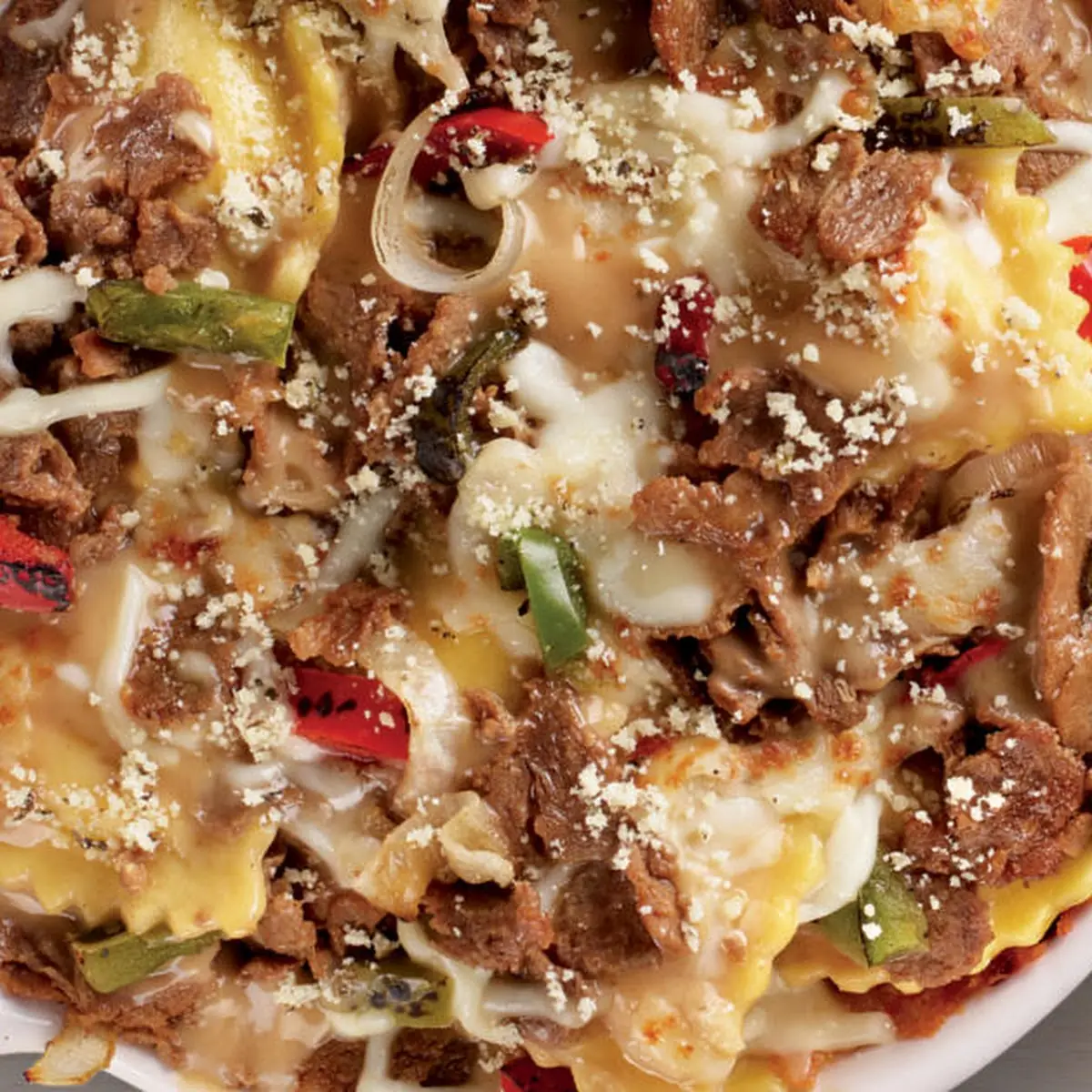 Philly Cheesesteak Ravioli