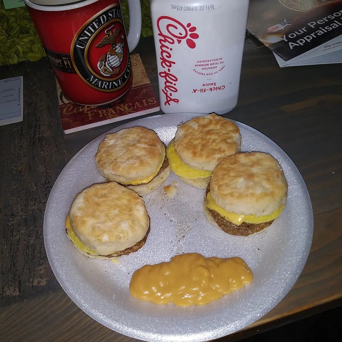 Sausage Egg Biscuit