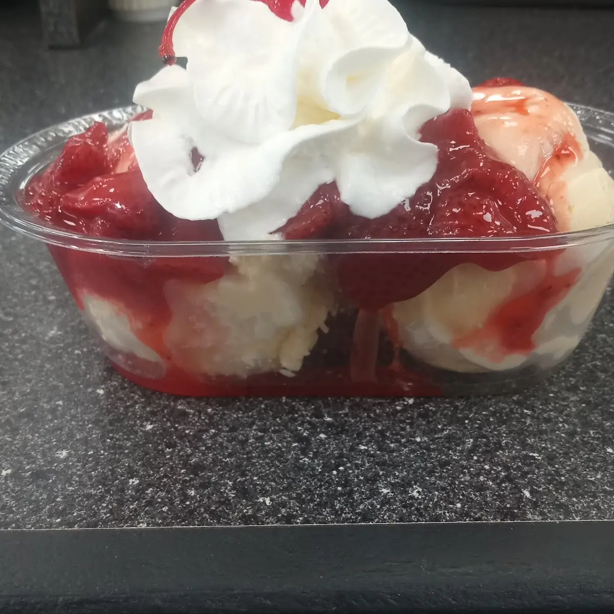 Double Strawberry Sundae