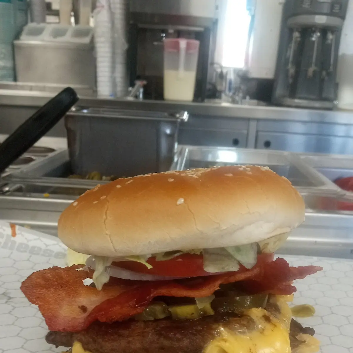 Summer Special Double Bacon Cheeseburger Add Jalapenos
