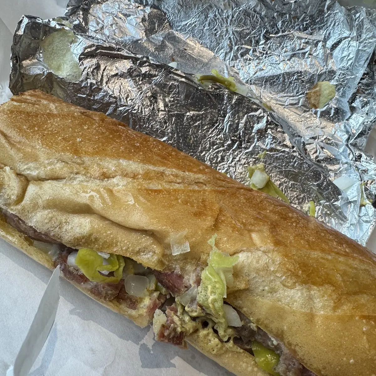 The Hot Salami Sandwich