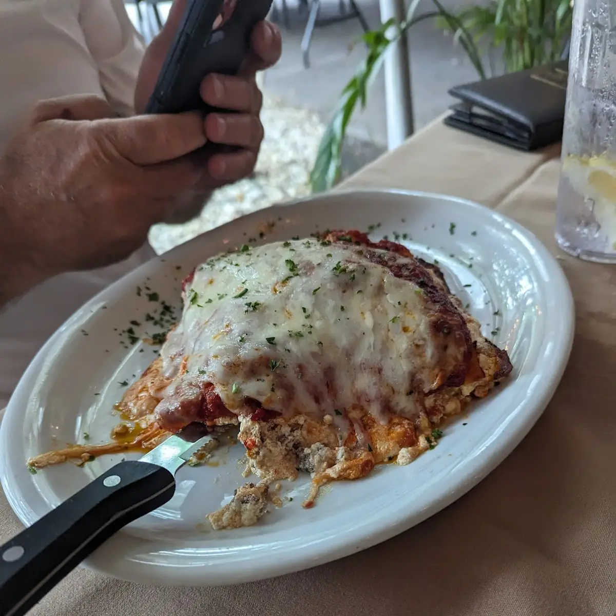 Eggplant Parmesan Hoagie