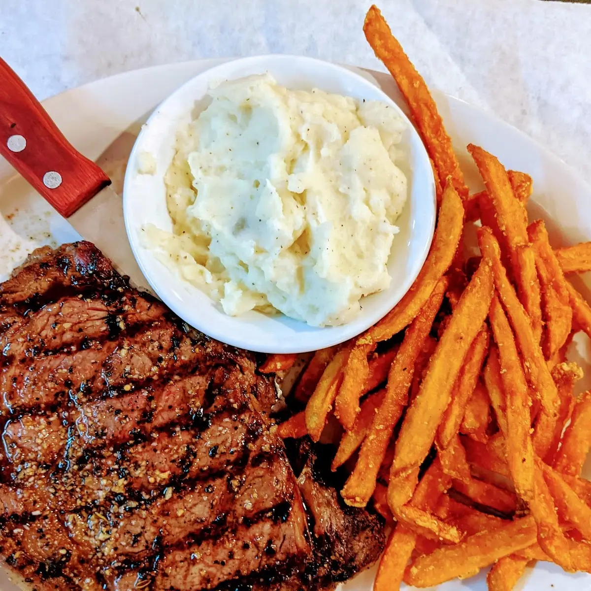 Ribeye and Mashed Potatoes