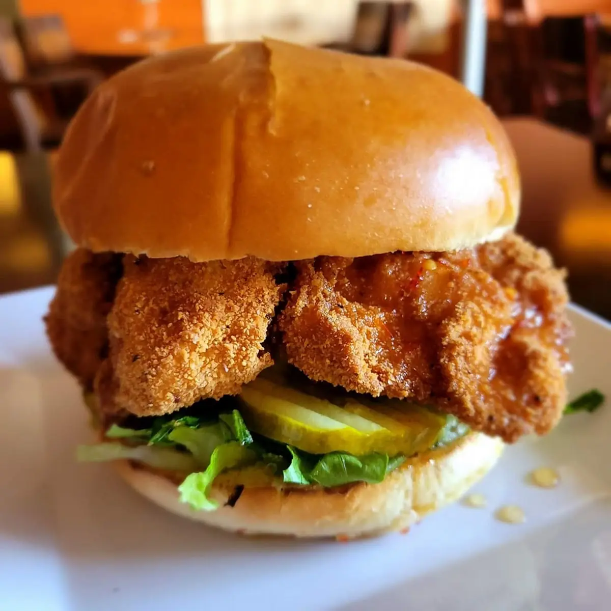 Voo-Fried Chicken or Tofu Sandwich