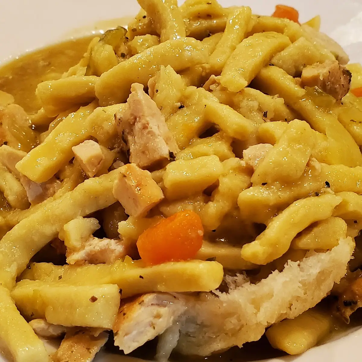Chicken Noodle Deep Dish
