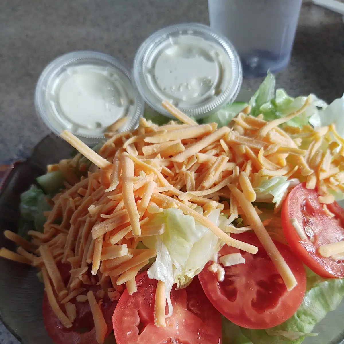 House Salad w Ranch Dressing