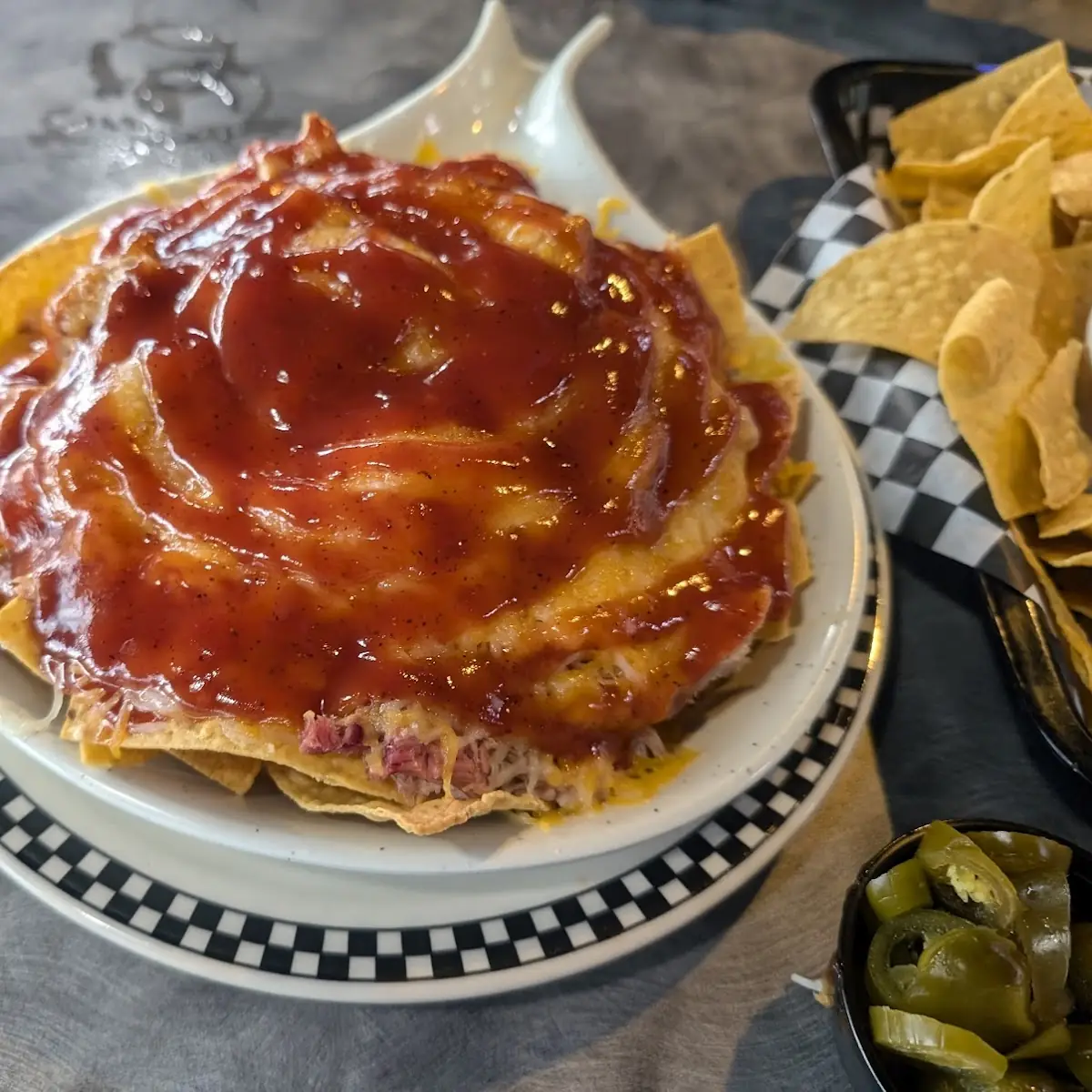 Nachos with Pulled Pork