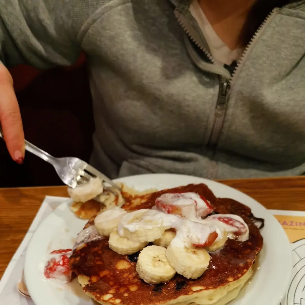 Double Banana Pancake Breakfast