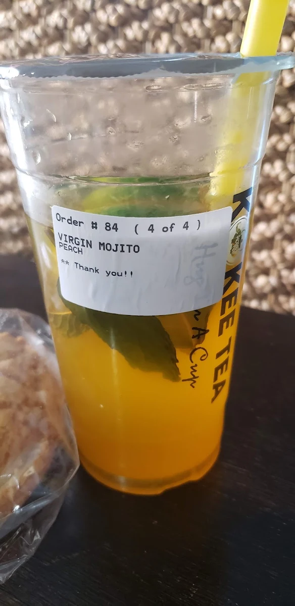 Peach Virgin Mojito