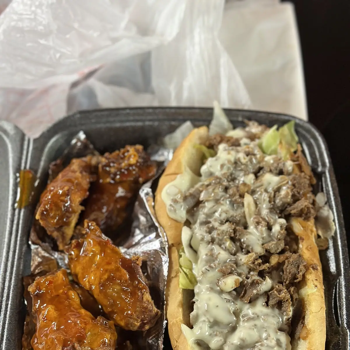8 Steak Philly & 5 Wings