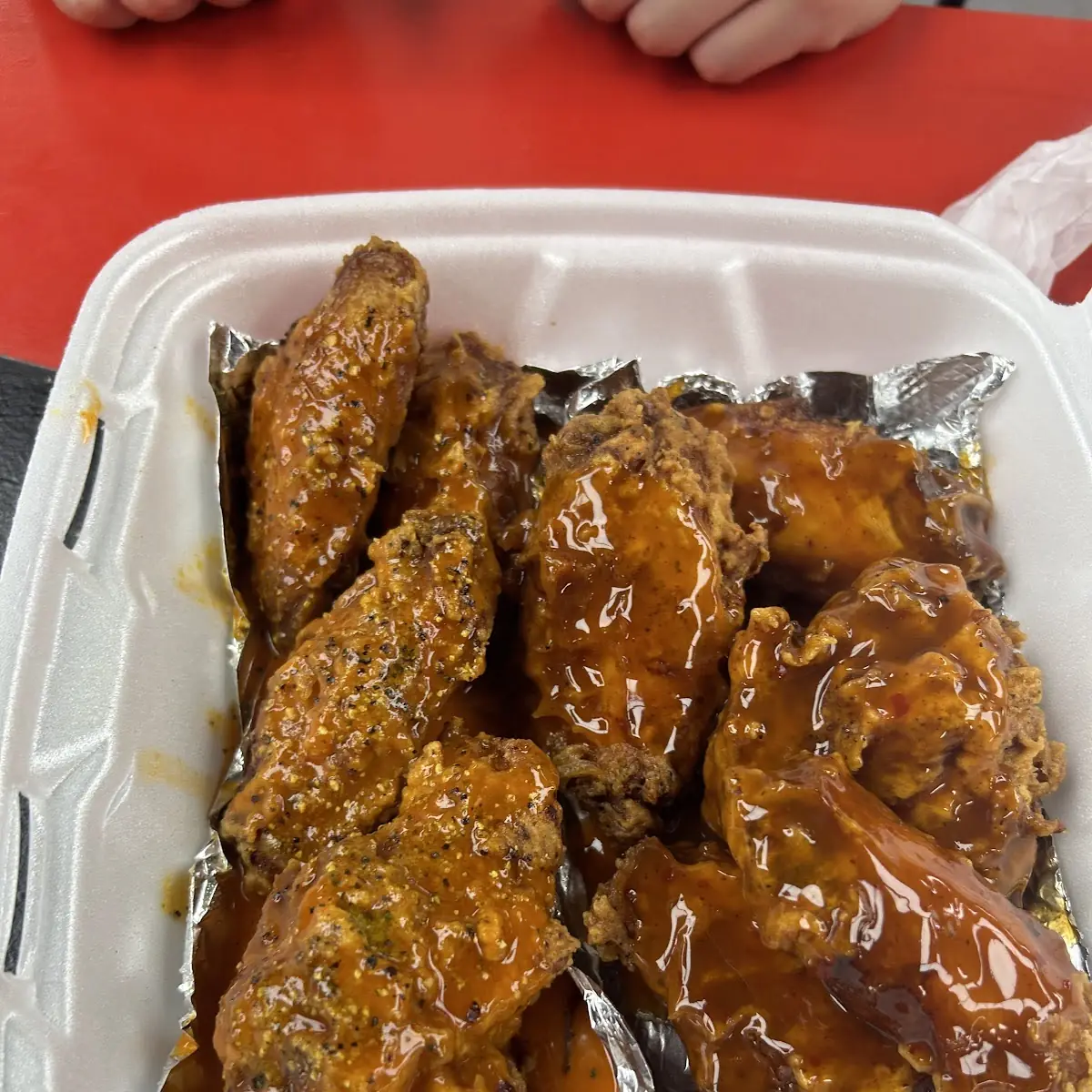 Sauced Chicken Wings