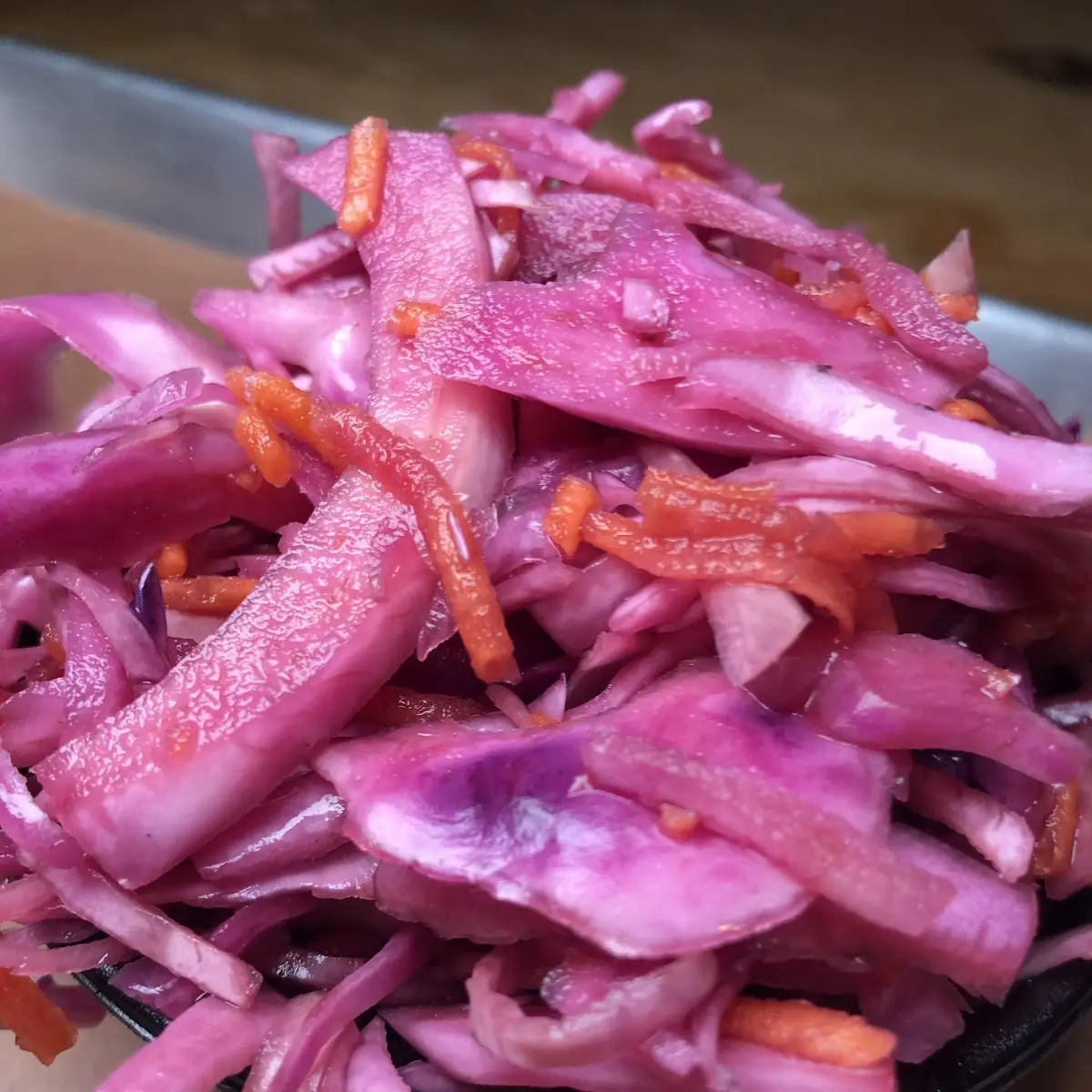 Lred Chili Slaw & Pickles
