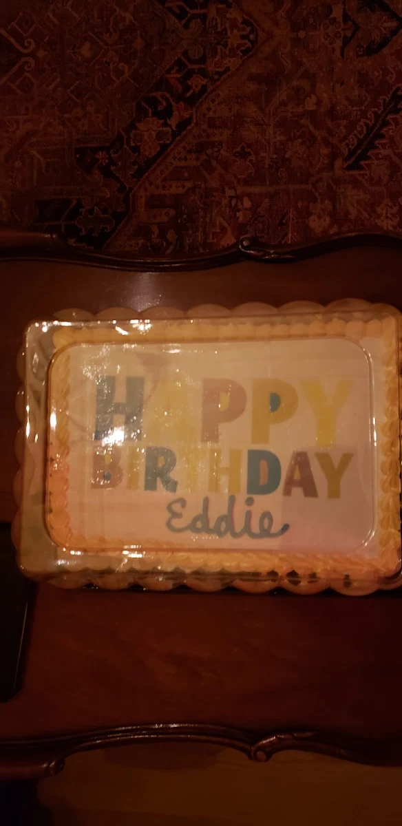 Birthday Cake Literally for Eddie