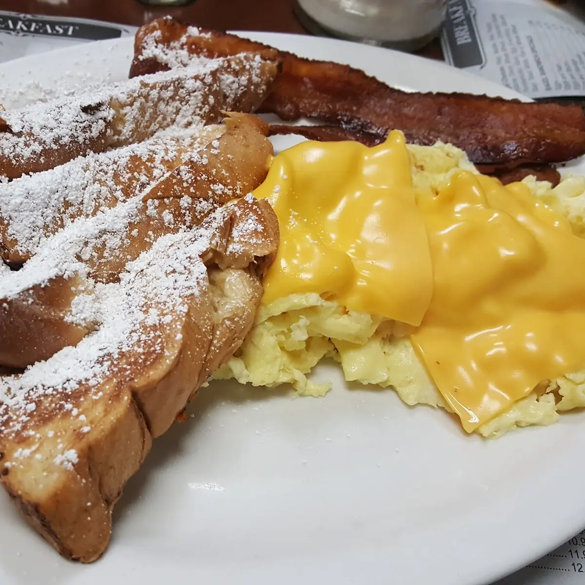 French Toast with Bacon & Eggs