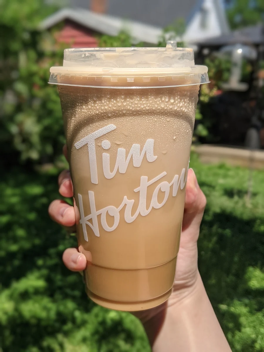 Vanilla Cream Cold Brew, Tim Hortons