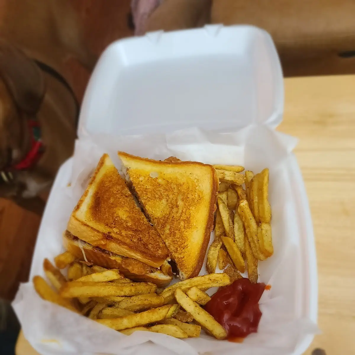 BBQ Chicken Grilled Cheese with Bacon