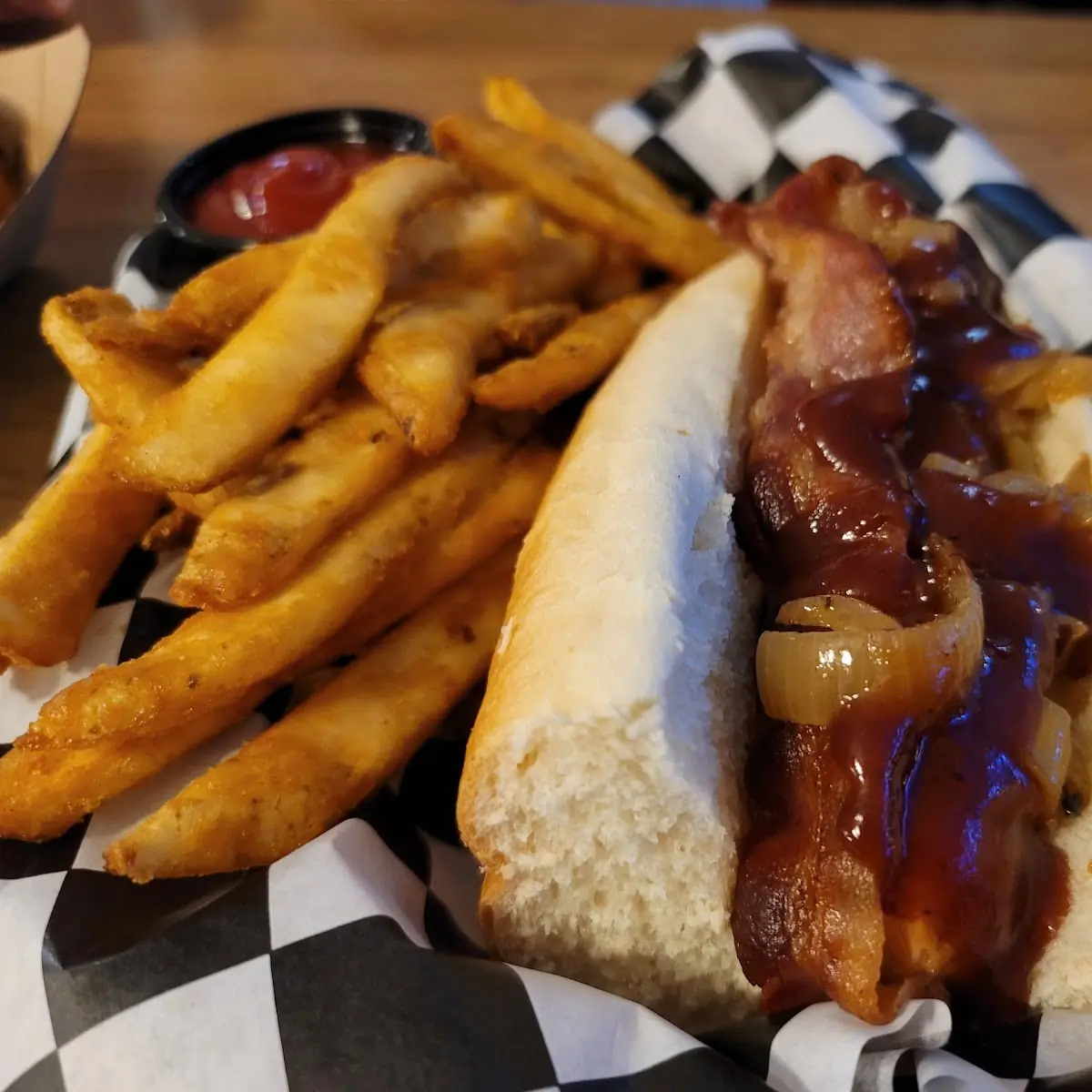 Hot Dog and Fries