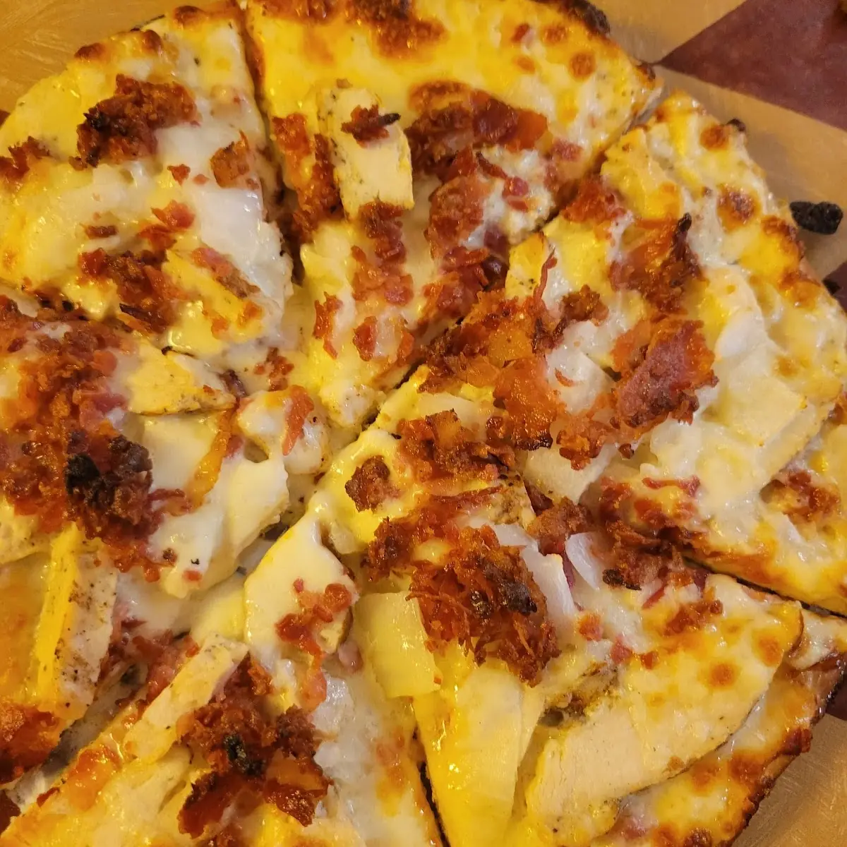 Chicken Bacon Ranch Pizza