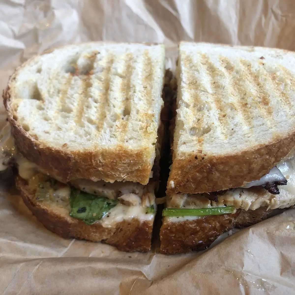 BBQ Chicken Panini