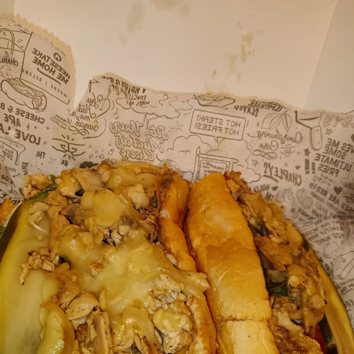 Chicken Cheese Steak Sub