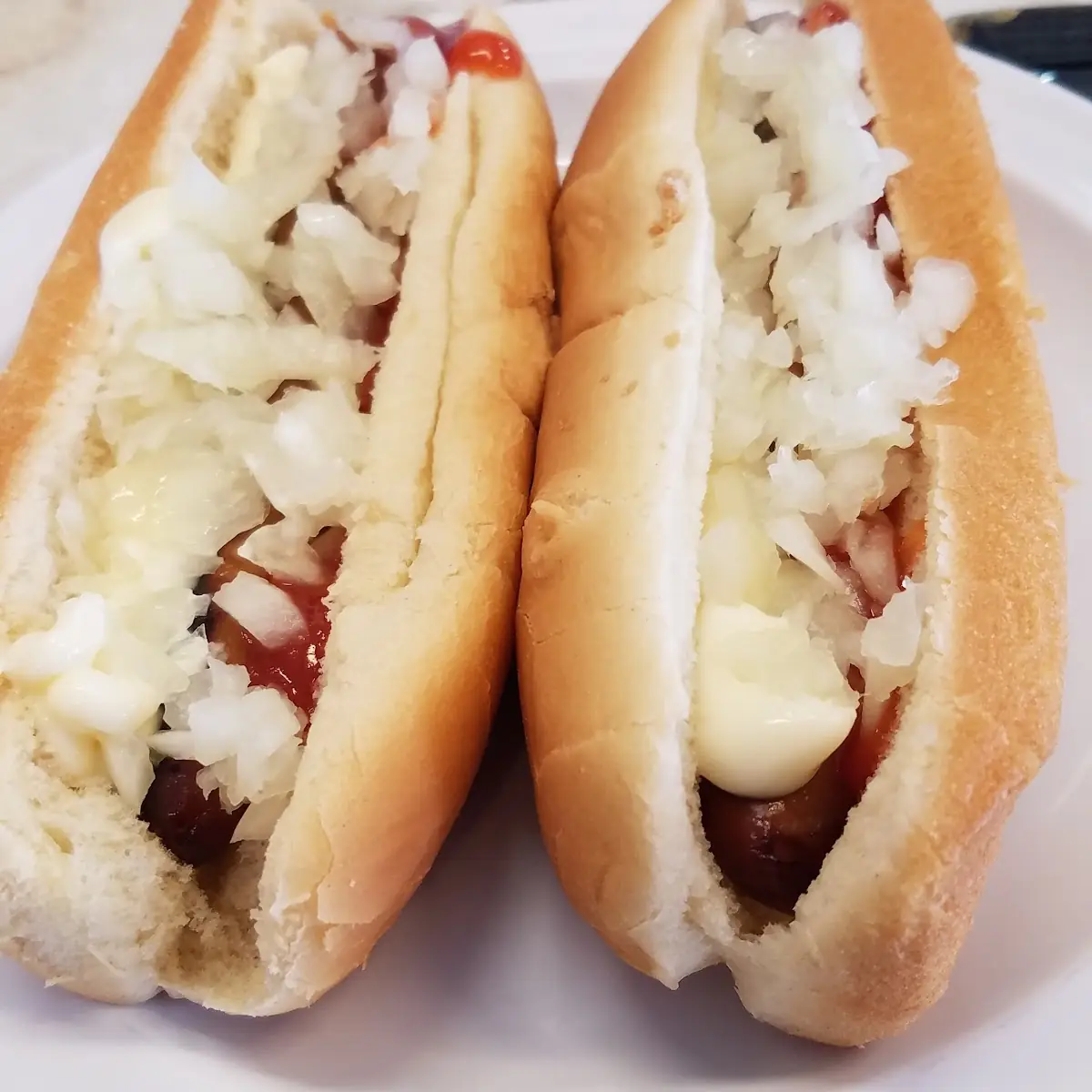 Hormel with Ketchup Mayo and Onions
