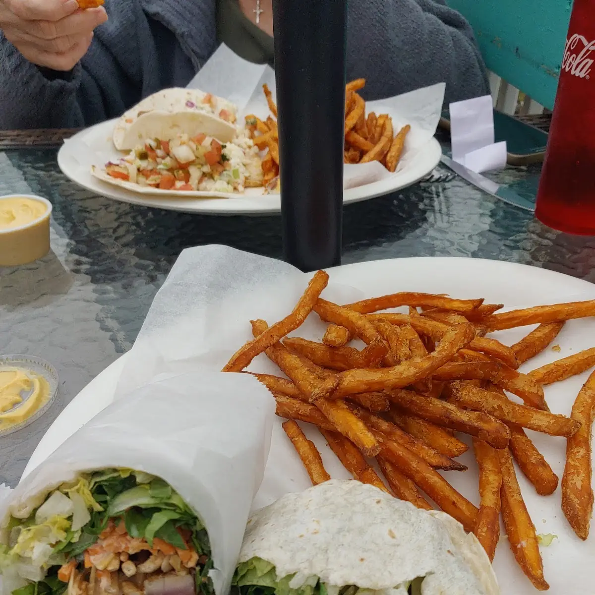 Blackened Shrimp Caesar Wrap
