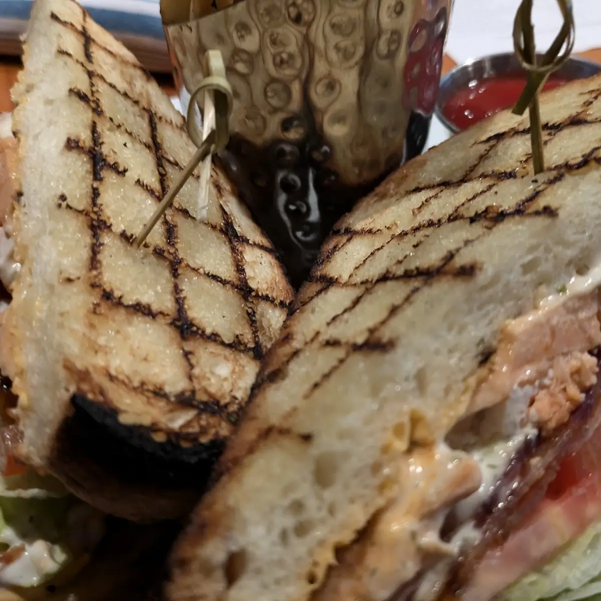 Salmon blt Sandwich