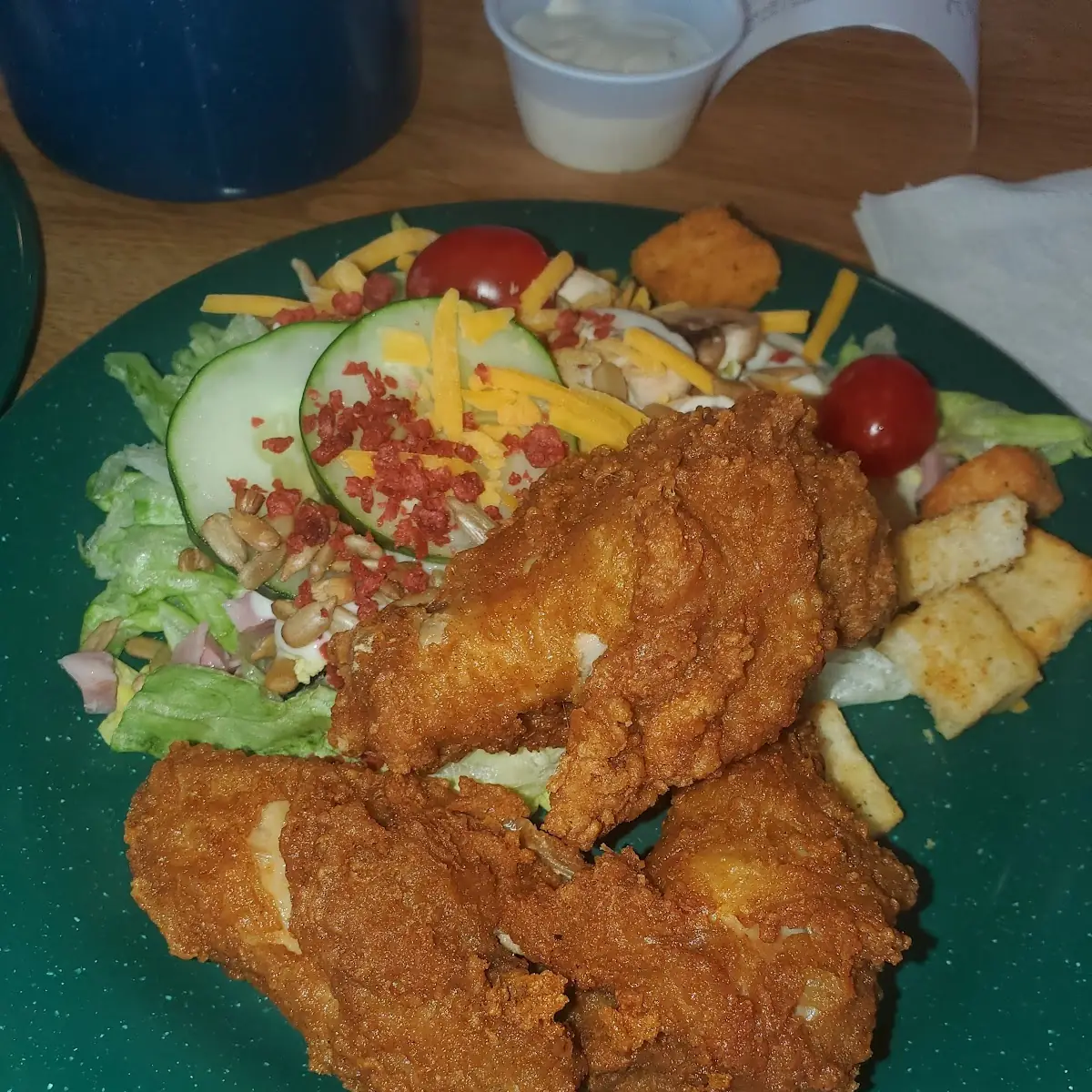 Salad Chicken Wings