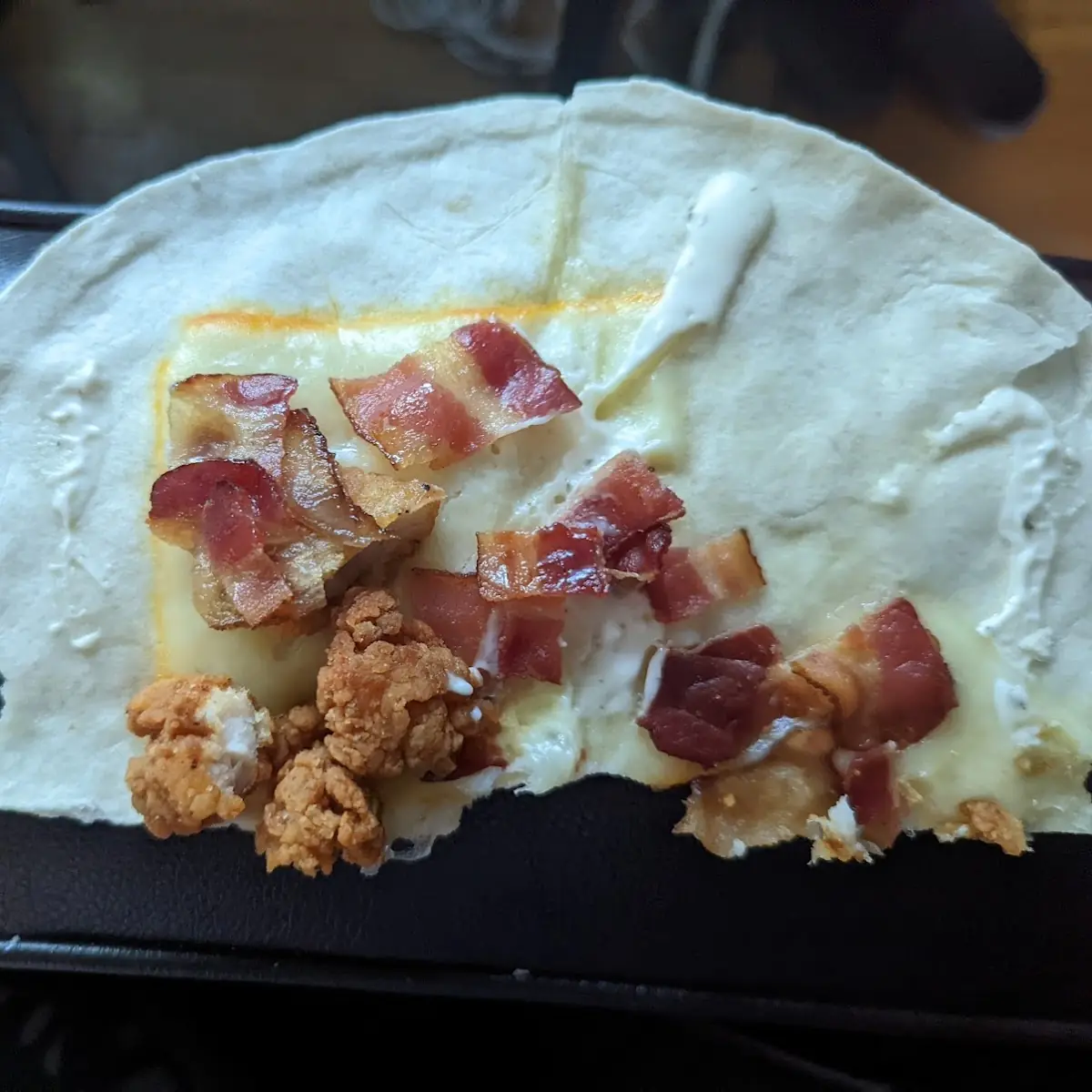 Ranch vs Chicken Quesadilla