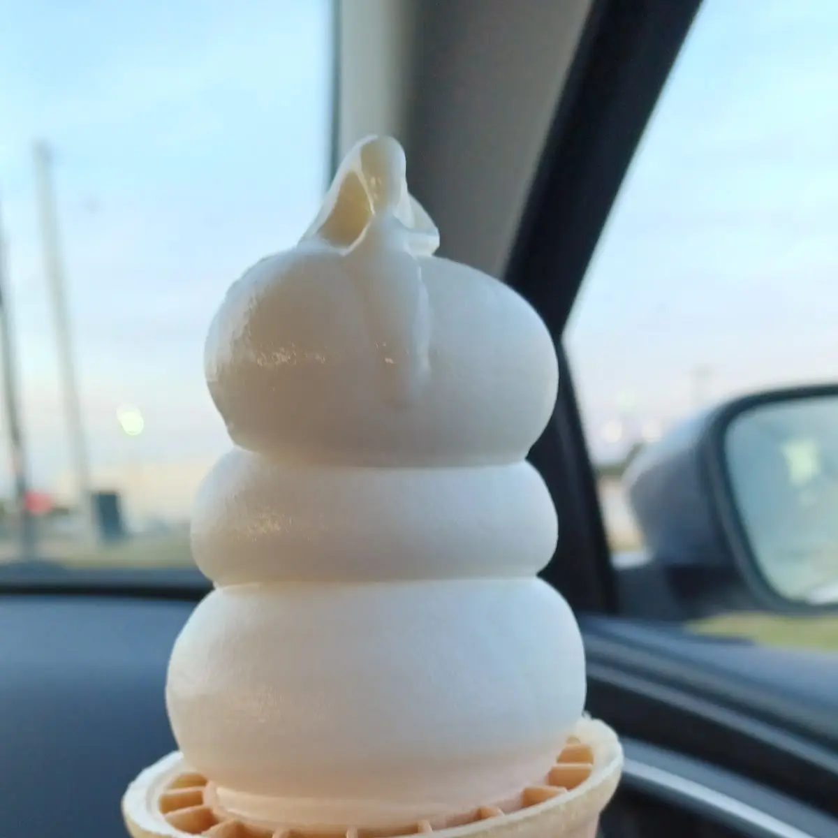 Vanilla Ice Cream Cone