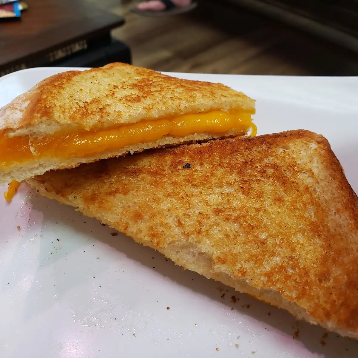 Grilled Cheese on White