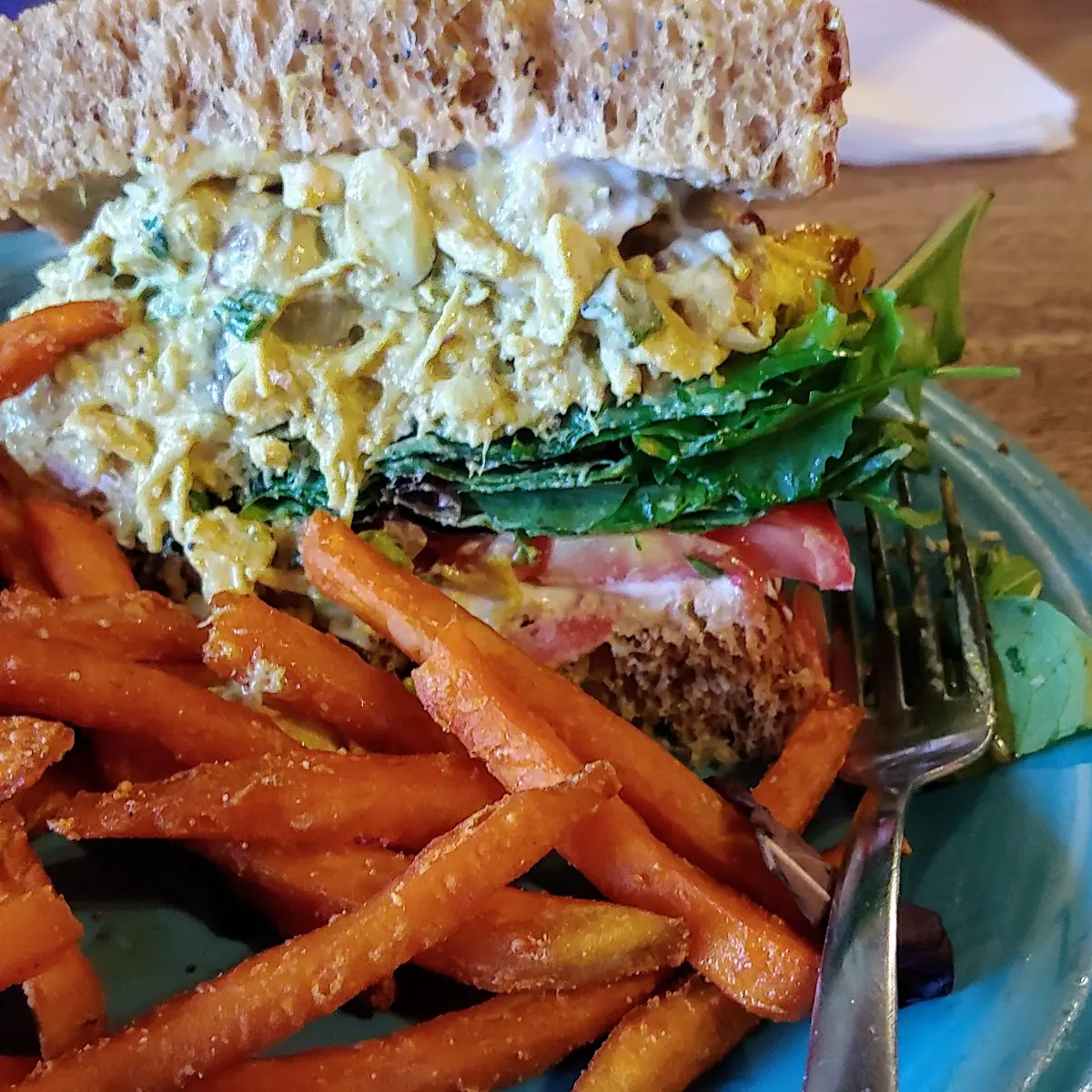 Curry Chicken Salad Sandwich