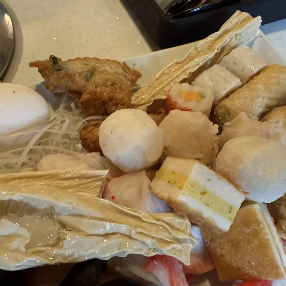 Assorted Vegetables and Seafood Platter