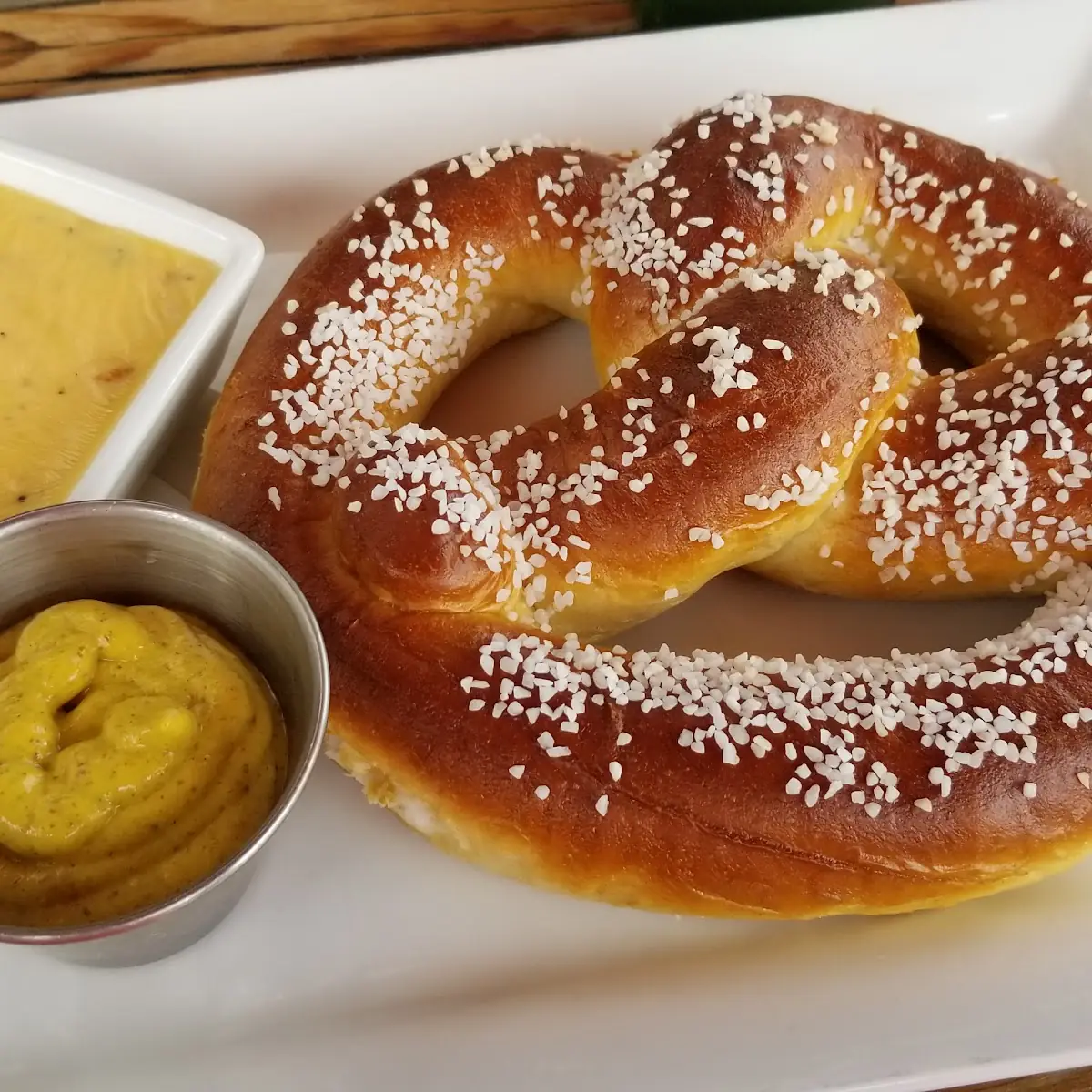Pretzel with Beer Cheese